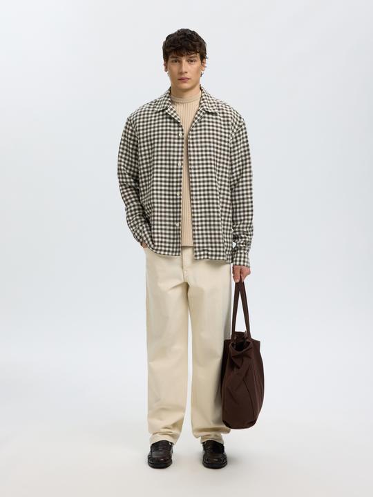 Produktbild Selected Geripptes Relaxed Fit T-Shirt (S)