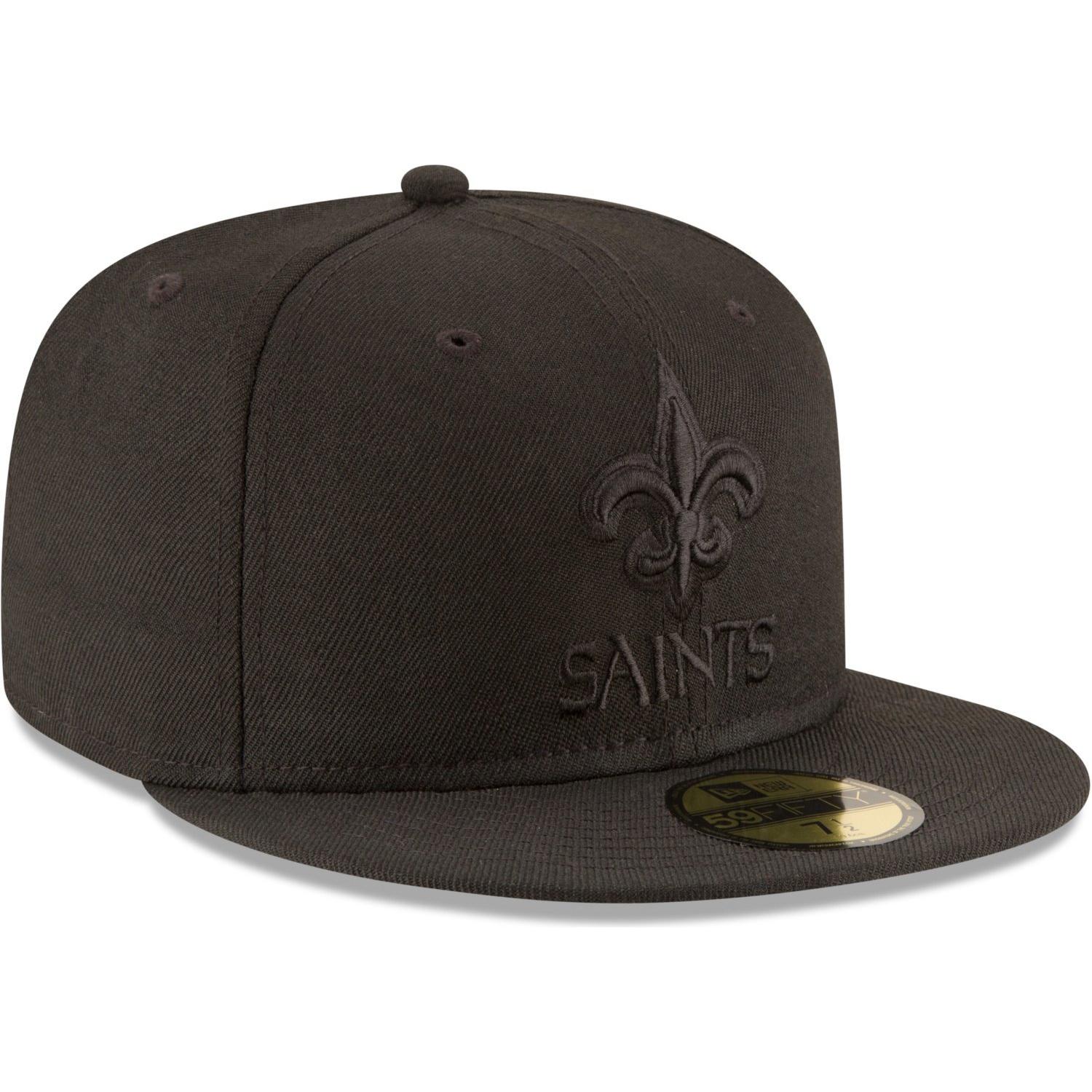 Thumbnail - New Era, Herren, Cap, 59Fifty Cap - NFL BLACK New Orleans Saints - 7 7/8, Schwarz, (7 7/8)
