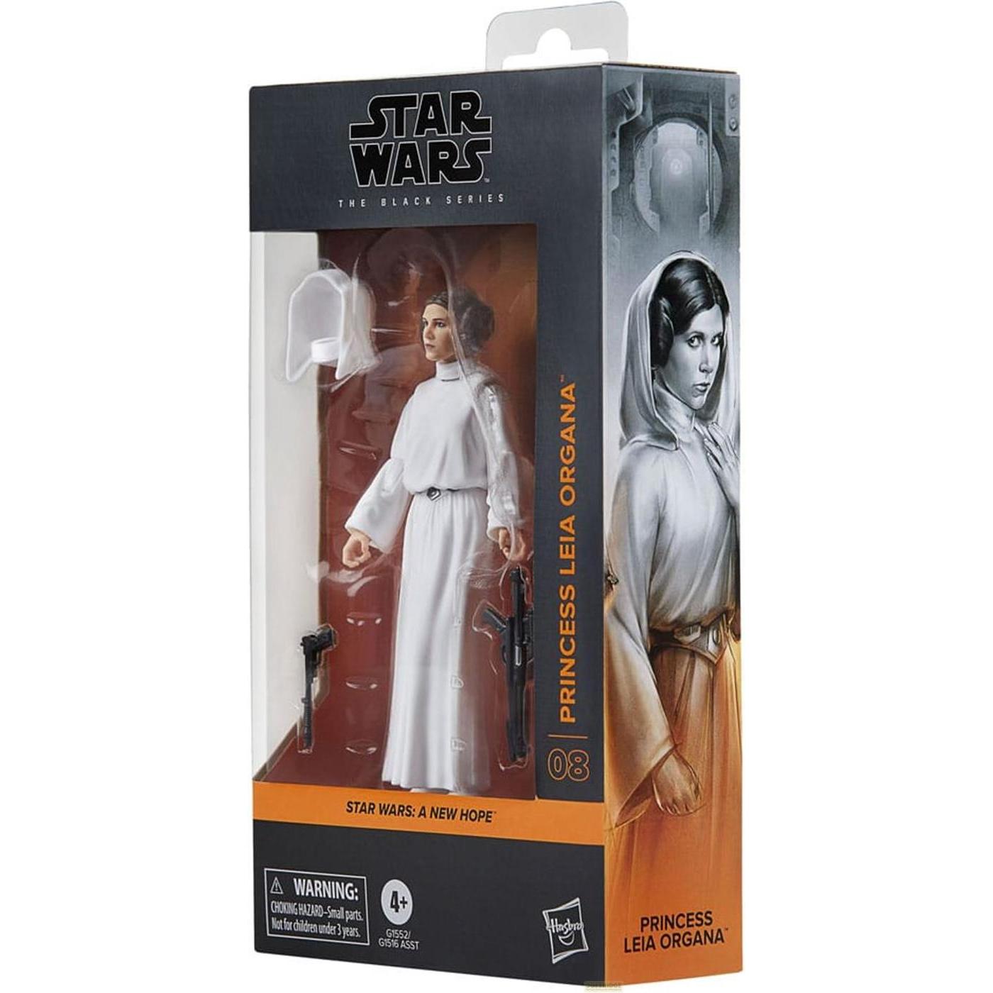 Thumbnail - Hasbro Star Wars Episode IV Black Series Actionfigur Princess Leia Organa 15 cm
