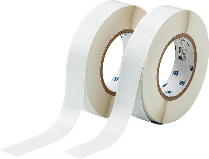 Brady THT-59-492-10, FreezerBondz II(TM), Bianco, opaco, 25,40 x 12,70 mm, permanente (1 confezione = (2.54 cm)