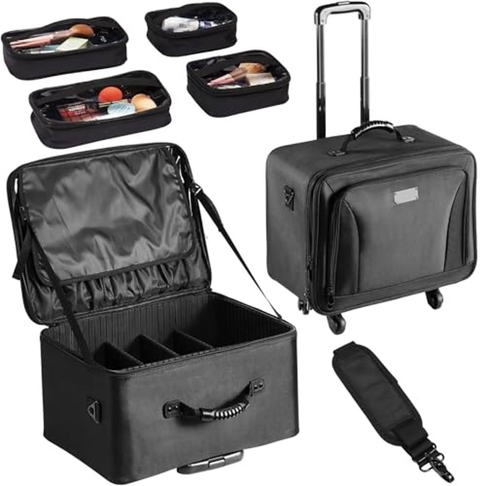 Vevor Rollende Schminkkoffer (Rolling Makeup Train Case 3 Tiers)