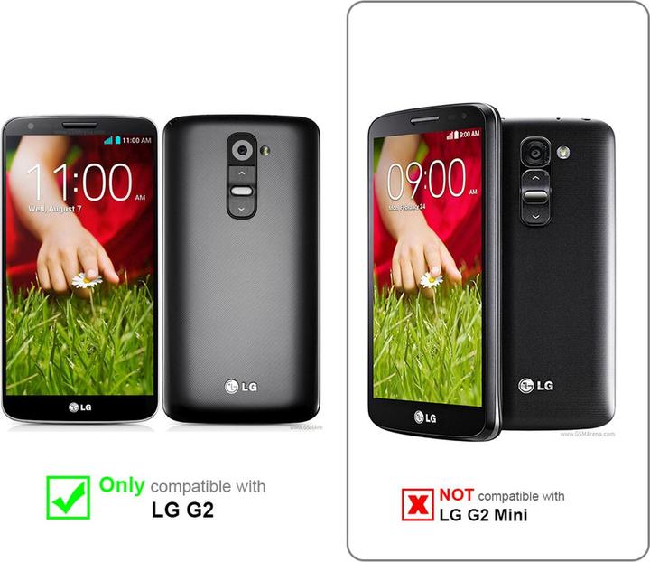 Actual product image Cadorabo TPU Brushed Cover (LG G2)