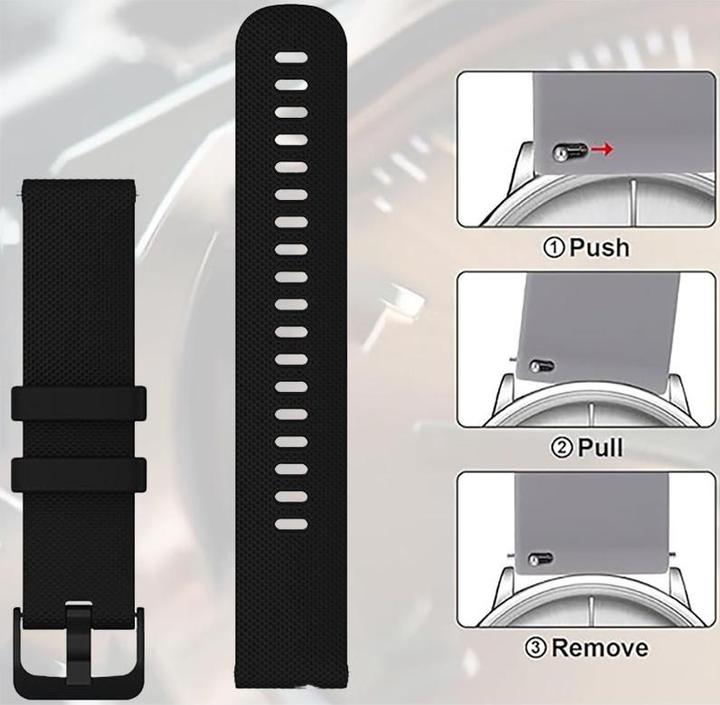 Produktbild Cbx Gear Silikon Uhrenarmband 22mm (22 mm, Silikon)
