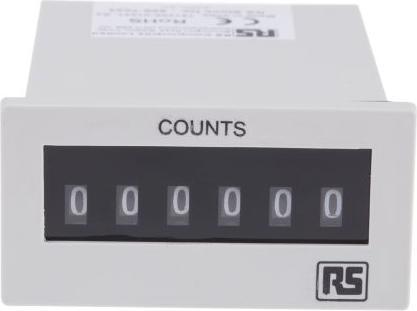 Produktbild RS PRO Electromech Impulse Counter 56x29mm 230V