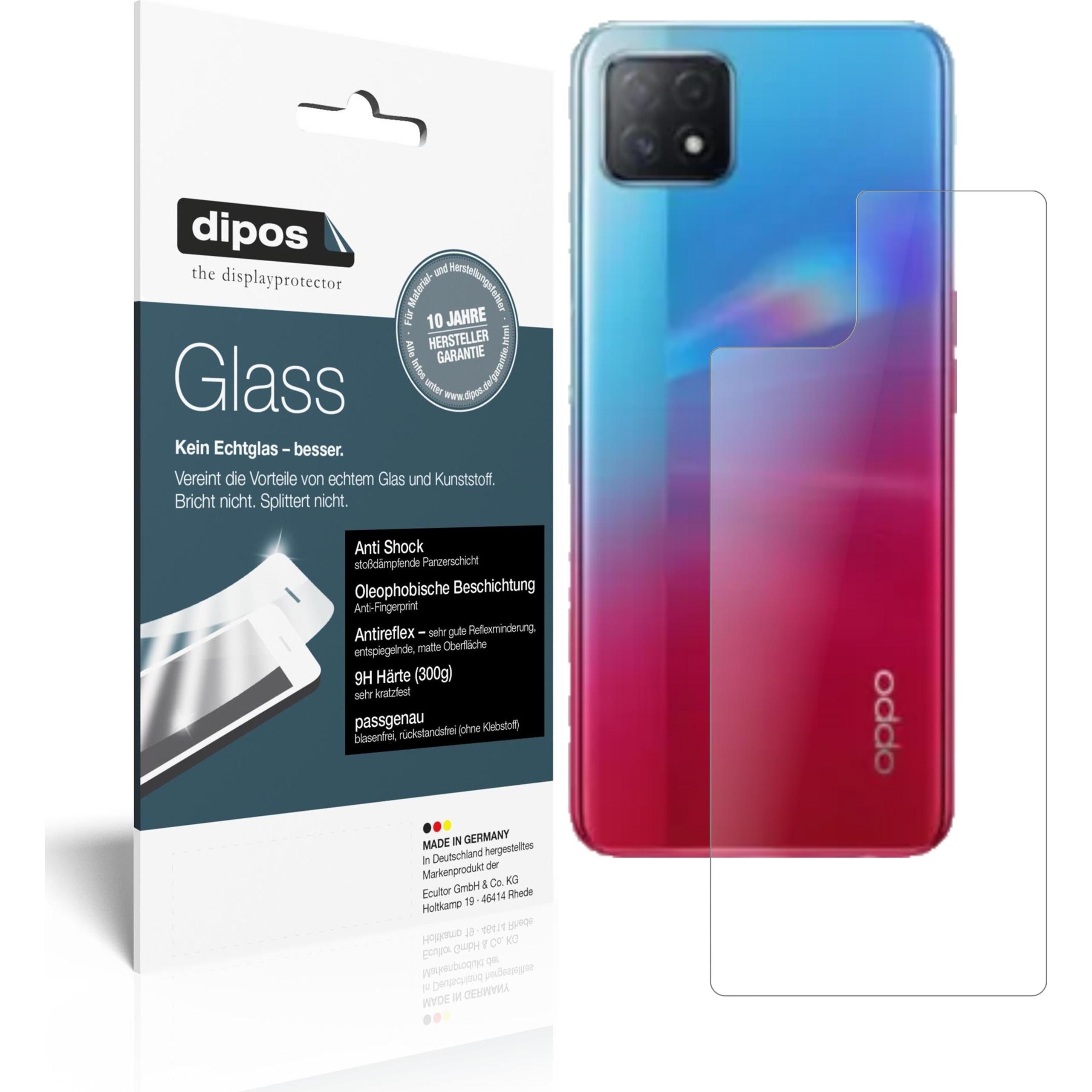 Dipos Displayschutz Anti-Shock (2 Stück, Oppo A72), Smartphone Schutzfolie, Transparent