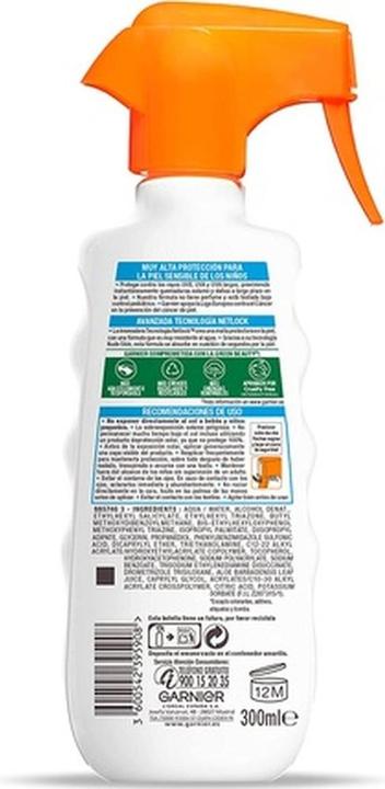 Immagine prodotto Garnier KIDS SENSITIVE ADVANCED spray protettivo SPF50 300ml (Spray solare, SPF 50+, 300 ml)