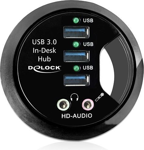 Produktbild Delock Tisch-Hub (USB-A, 3 Ports)