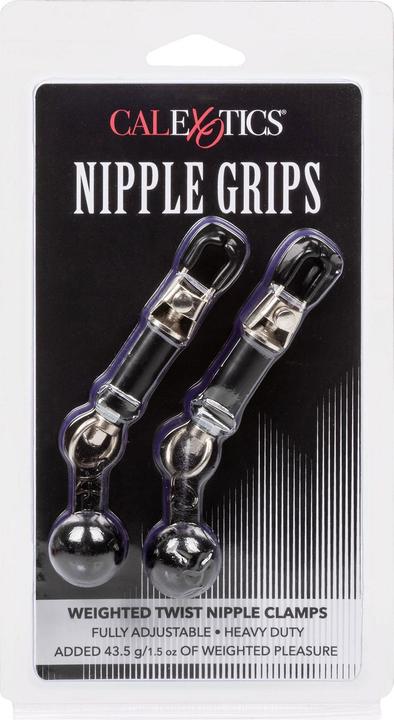 Image du produit CalExotics Pinces à tétons Weighted Twist Nipple Clamps
