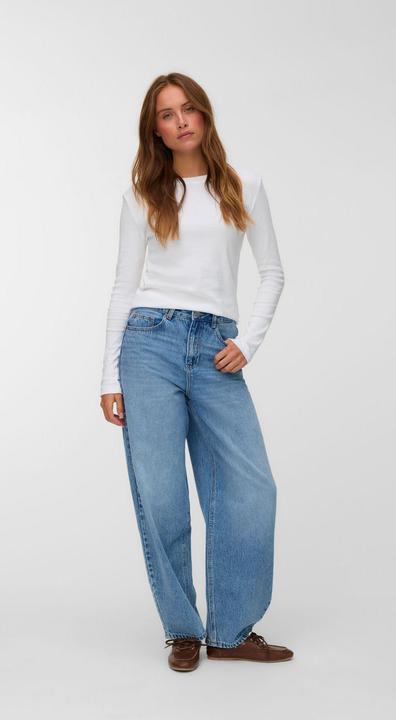 Actual product image Vero Moda VMETNA Hohe Taille Barrel Fit Jeans Straight-Fit (W26/L30)