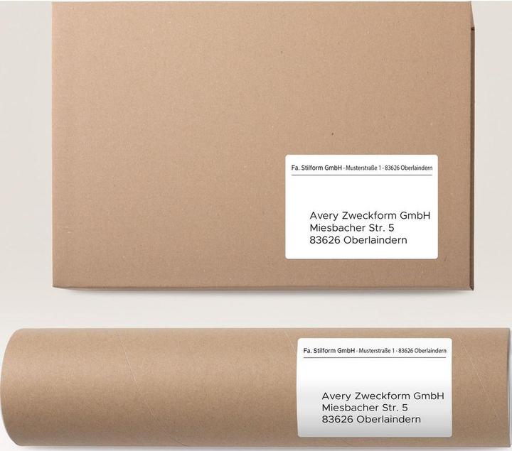 Produktbild Avery Etiketten weiss