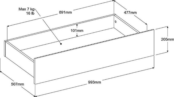 Image du produit Vente-unique Tenalia (199 x 50.70 x 22.20 cm)