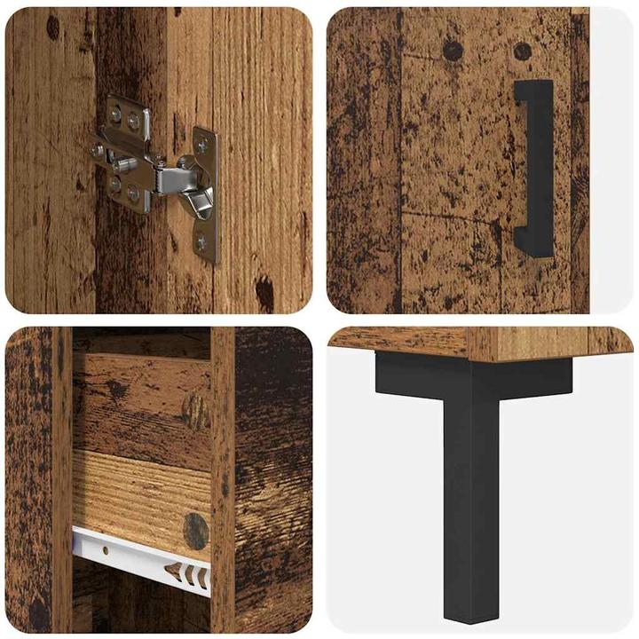 Image du produit vidaXL Highboard Aufbewahrung (34.50 x 34 x 180 cm)