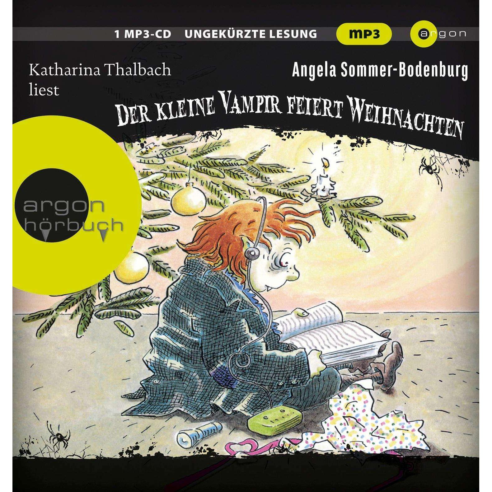 Der kleine Vampir feiert Weihnachten, Hörbücher von Angela Sommer-Bodenburg, Henrik Albrecht, Katharina Thalbach, Amelie...