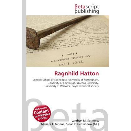 Ragnhild Hatton, Fachbücher