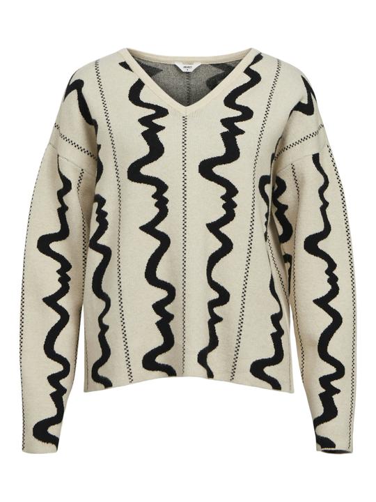 Produktbild Object V-Ausschnitt Strickpullover (S)