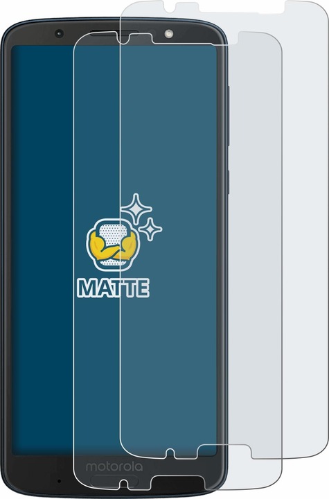Actual product image BROTECT Anti-glare screen protector matt (2 Piece, Motorola Moto G6 Plus)