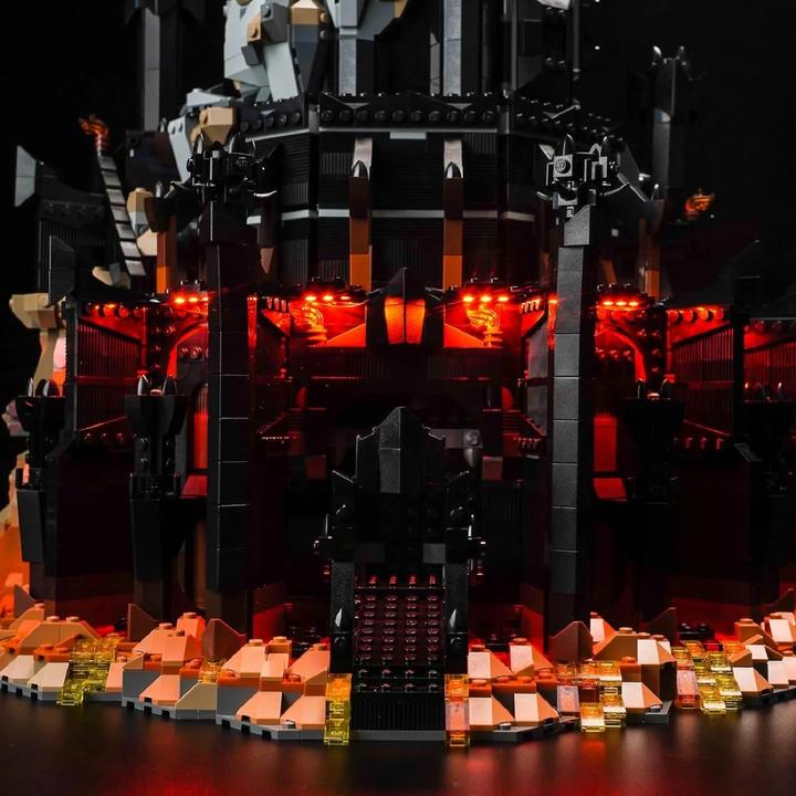 Produktbild BrickBling LED Licht Set für LEGO Der Herr der Ringe: Barad-dûr (10333) inkl. Fernbedienung