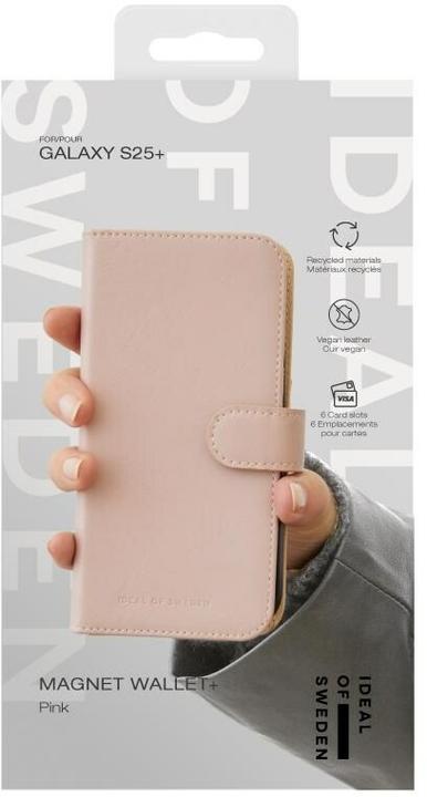 Immagine prodotto iDeal Of Sweden Galaxy S25 Plus Magnet Wallet+ Cover - Pink (Samsung Galaxy S25+)