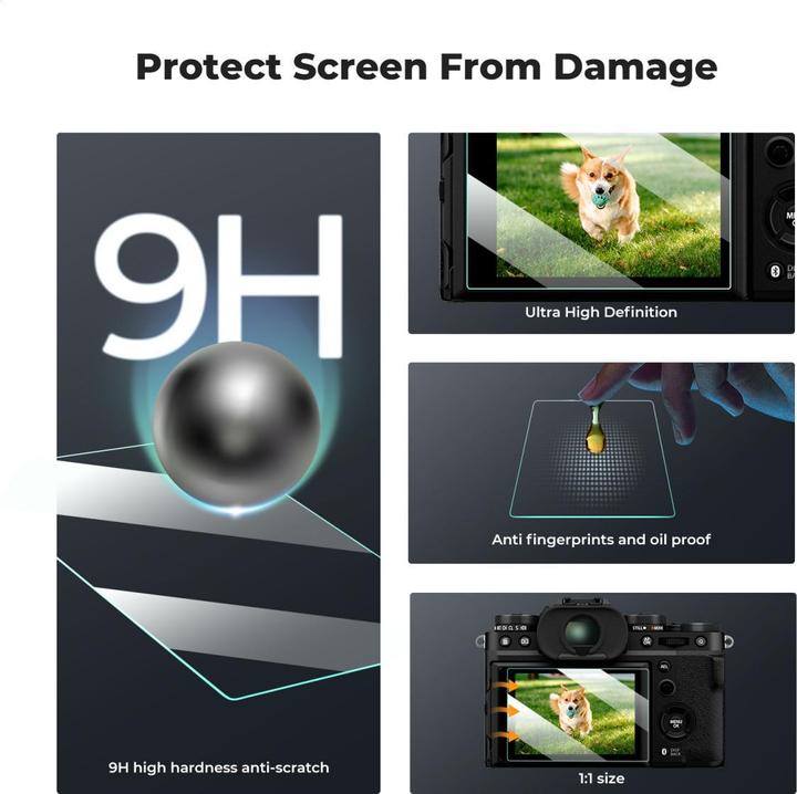 Produktbild K&F Concept Camera Screen Protector*3, with Hot Shoe Level*3, for Fujifilm X-T5