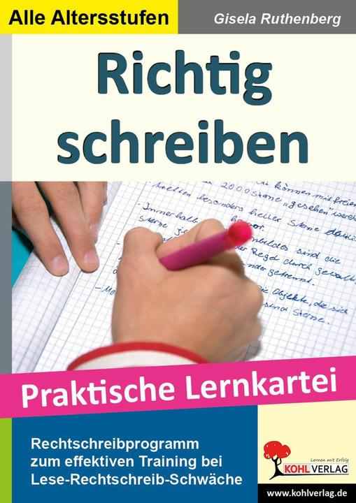 Produktbild Richtig schreiben Rechtschreibprogramm (Deutsch, Gisela Ruthenberg, 2011)