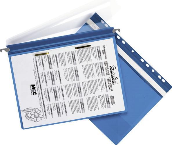 Produktbild Durable Einhänge-Schnellhefter Economy, DIN A4, blau Sichthefter mit transparentem Vorderdeckel, farbiger (A4, 1x)