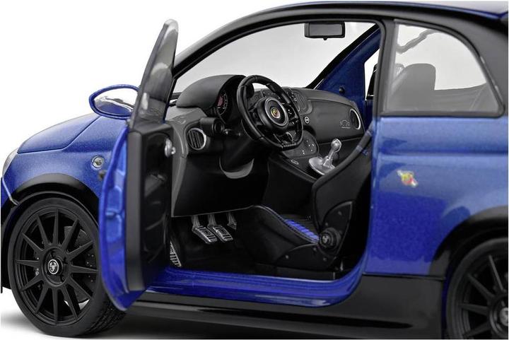 Actual product image Solido 1:18 Fiat 695 Abarth 2022 blue
