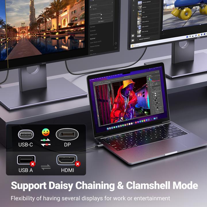 Productafbeelding Ugreen USB C – Display Port (2 m, USB Type C, DisplayPort)