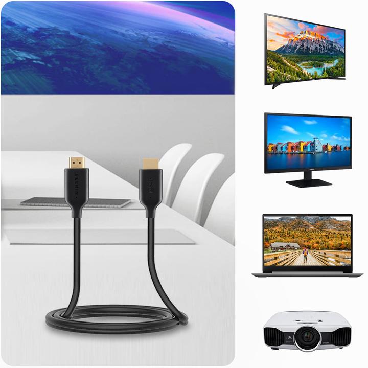 Actual product image Belkin HDMI (Typ A) — HDMI (Typ A) (2 m, HDMI)