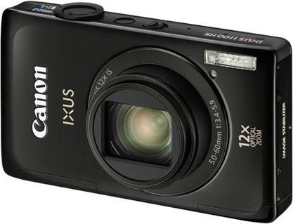 Actual product image Canon IXUS 1100 HS, 12 MP, 12x Zoom, Full-HD Movies, Black (1/2,3'')