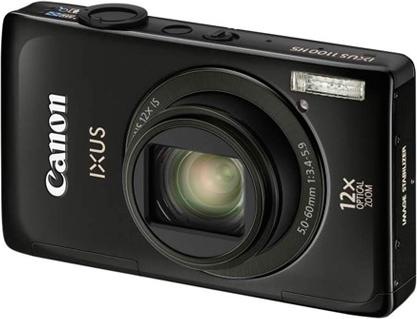Canon IXUS 1100 HS, 12 MP, zoom 12x, filmati Full-HD, nero (1/2,3'')