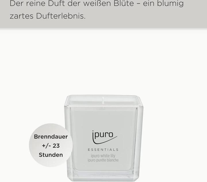 Produktbild Ipuro White Lily (125 g)