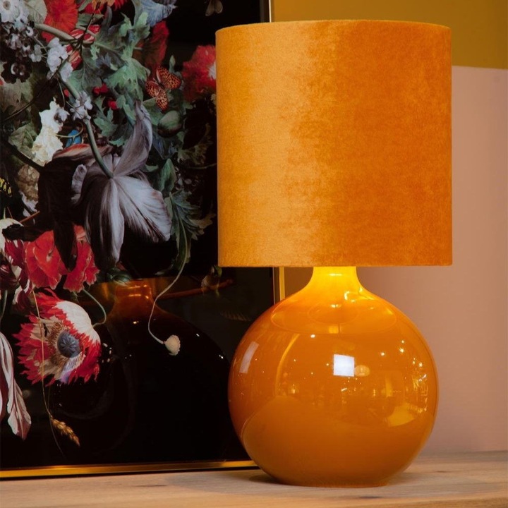 Actual product image Lucide ESTERAD - Table lamp - 1xE14 - ochre yellow 10519/81/44 (E14)