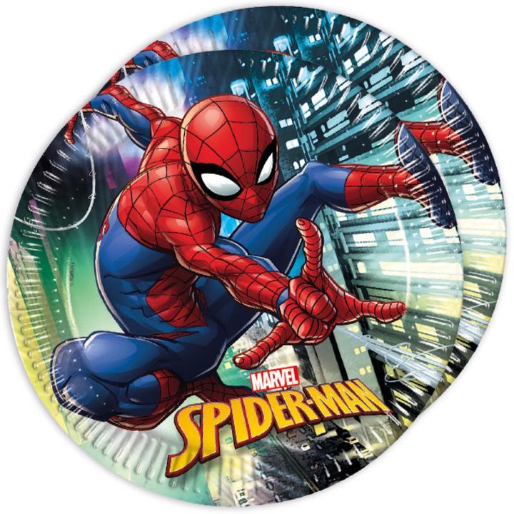 Produktbild Decorata Party Teller Spiderman Geburtstag (8 x)