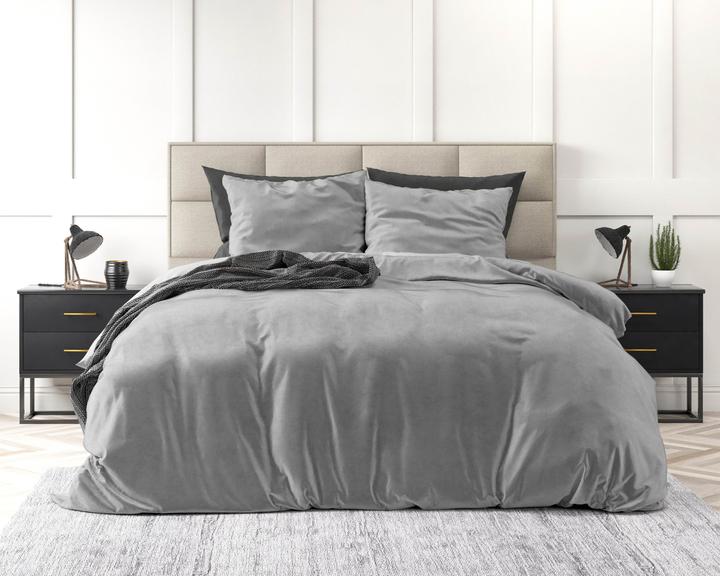 Actual product image Sleeptime Duvet cover velvet plain (Duvet cover, 240 x 220 cm)