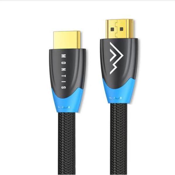 Montiss Kabel Montis HDMI - HDMI 2m czarny (MT164-2) (2 m), Cavo video, Nero