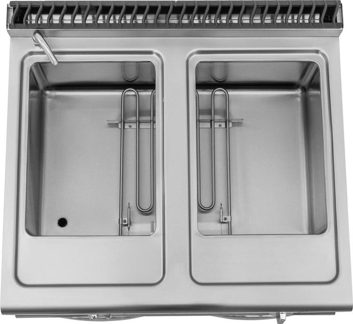 Produktbild Royal Catering Bain-Marie mit Unterschrank Warmhaltebehälter Speisenwärmer 2 GN 1/2 + 2 GN 1/3