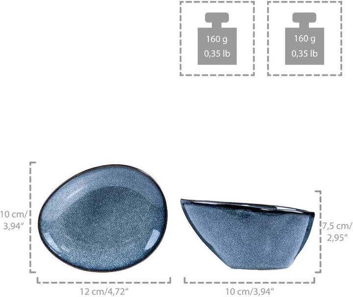 Actual product image Sänger Geschirr Serving Plates Set Darwin