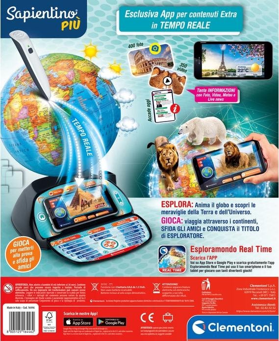 Actual product image Clementoni Exploring the World Real Time (Italian)