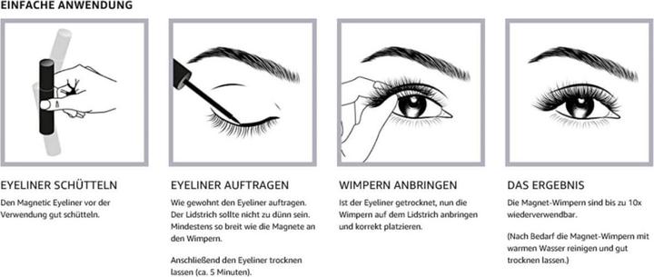 Produktbild GL Beauty Magnetic Lashes Set Nr. 1 (Künstliche Wimpern)