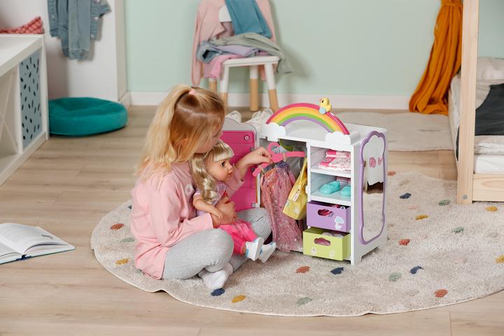 Actual product image Zapf Creation Rainbow wardrobe