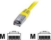 Image du produit Digitus CAT 5e SF-UTP Câble patch Cu PVC AWG 26/7 Longueur 5 m Couleur jaune (FTP, CAT5e, 5 m)