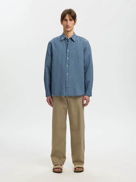 Immagine prodotto Selected Regular Fit Bluse aus Leinengemisch (XXL)