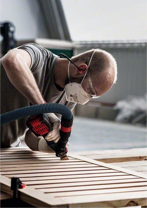 Produktbild Bosch Professional Zubehör EXPERT Sanding Finger Fine AVZ 32 RT10 Schleifplatte für Multifunktionswerkzeuge, 32 x 50 mm (Rt10)