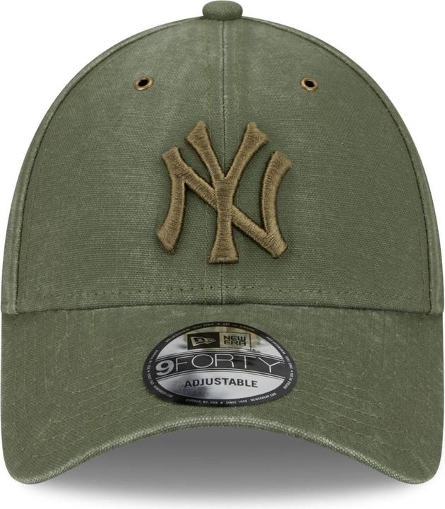 Produktbild New Era 9Forty Strapback Cap - Canvas New York Yankees Oliv