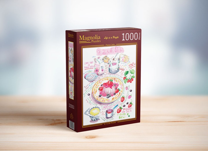 Actual product image Magnolia Puzzle 1000 pieces Panna Cotta (1000 pieces)