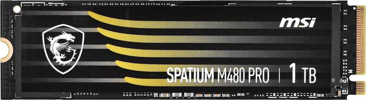 Actual product image MSI SPATIUM M480 PRO PCIE 4.0 NVME M.2 1TB (1000 GB, M.2 2280)