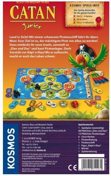 Produktbild Kosmos Catan Junior Mitbringspiel (Deutsch, 2 - 4 Spieler)