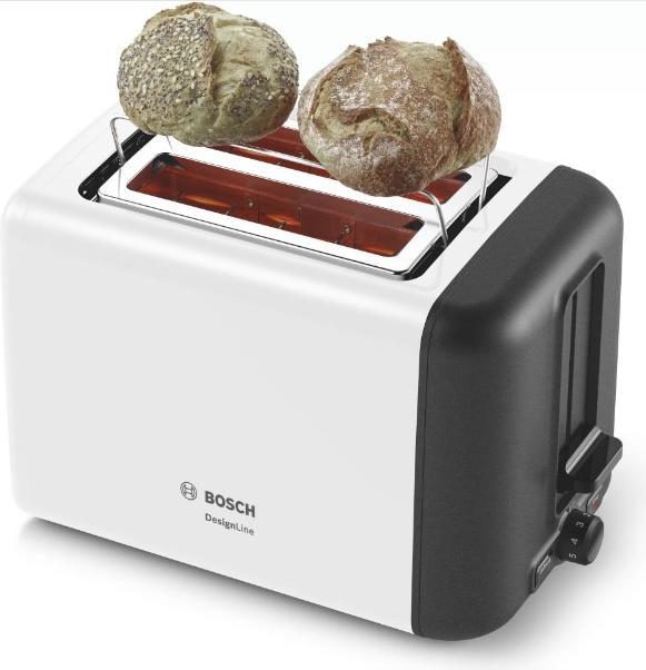 Actual product image Bosch Hausgeräte TAT3P421 toaster 2 slice(s) Black, White