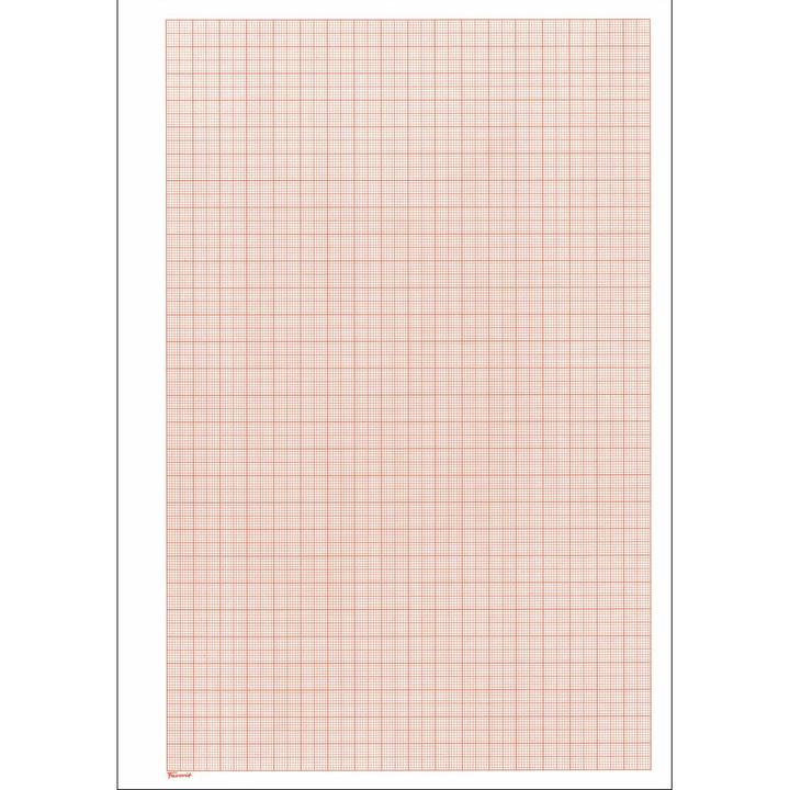 Produktbild Favorit Millimeterpapier Block weiss (21 x 29.7 cm, Kariert, Harter Einband)