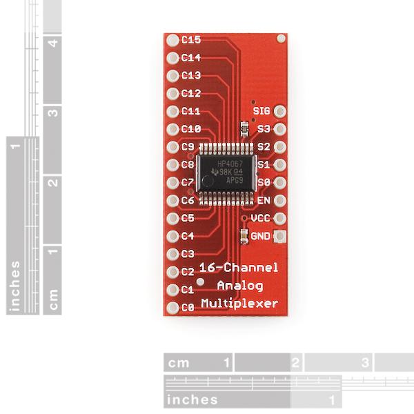 Produktbild SparkFun Analog/Digital MUX Breakout (Elektronikkit)
